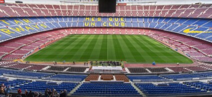 Camp Nou, the stadium of Barcelona FC